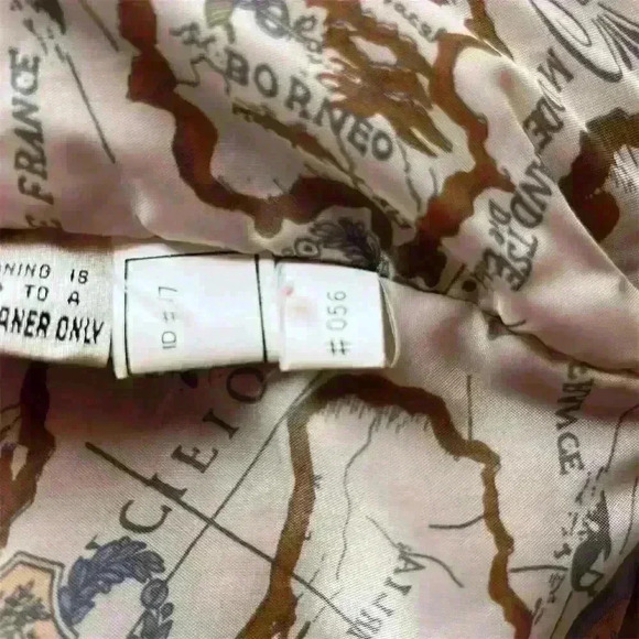 Paris Sport Club Men's Vintage 90s Brown Leather Bomber Jacket S - Picture 13 of 13